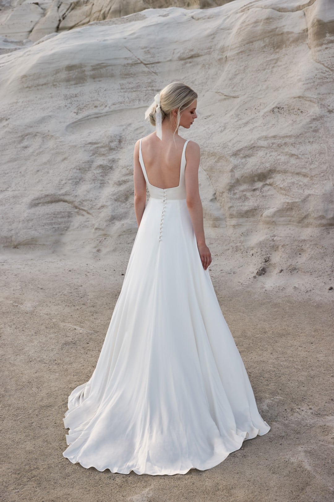 Peau De Soie Wedding Dress